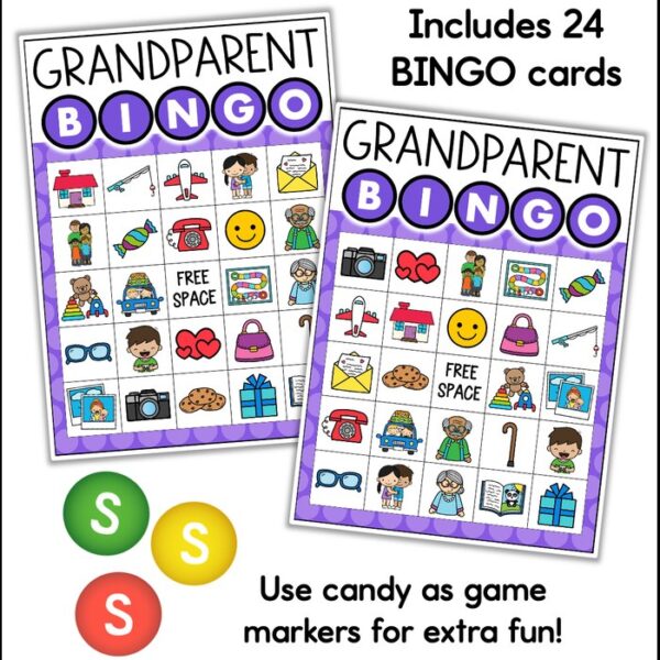 grandparents day bingo